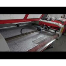 double heads 1610 automatic feeding cut co2 cnc fabric cutting machine
